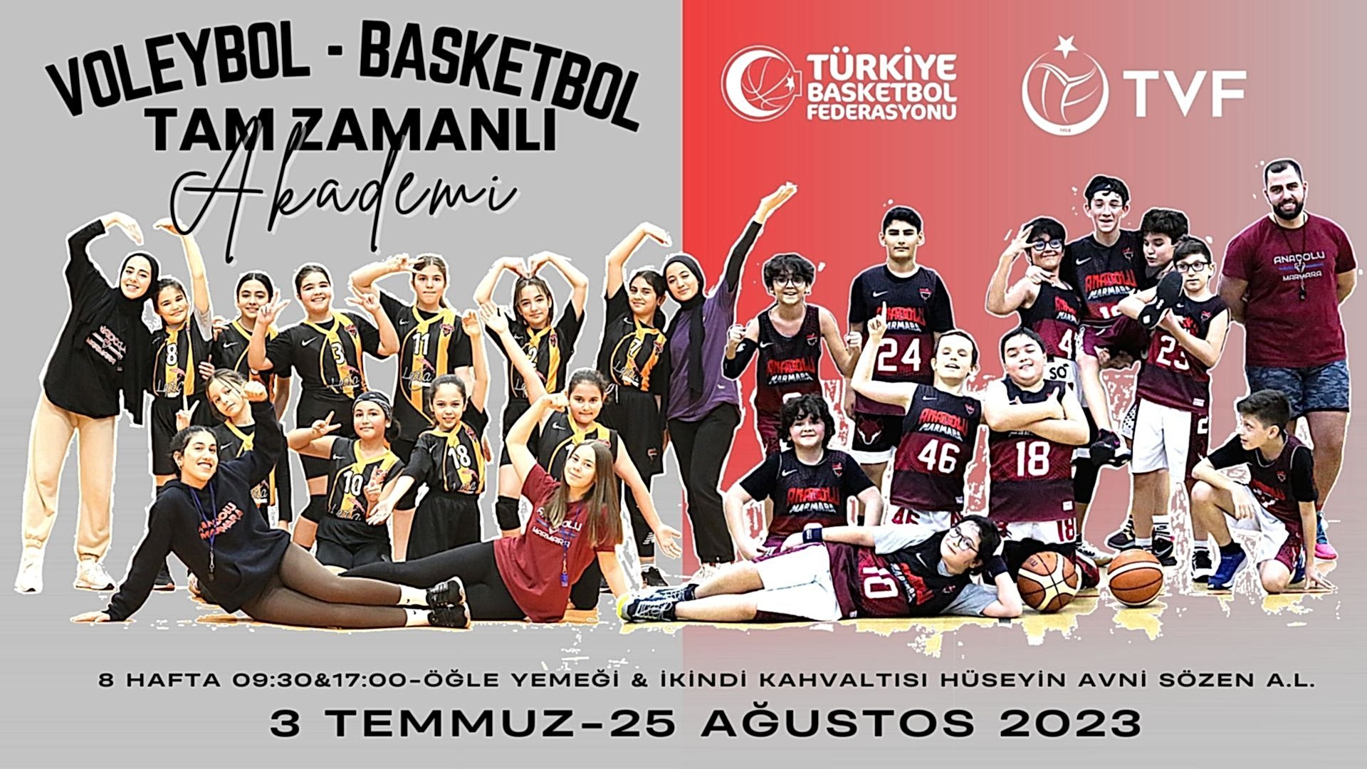 2023 Tam Zamanlı Basketbol & Voleybol Akademi