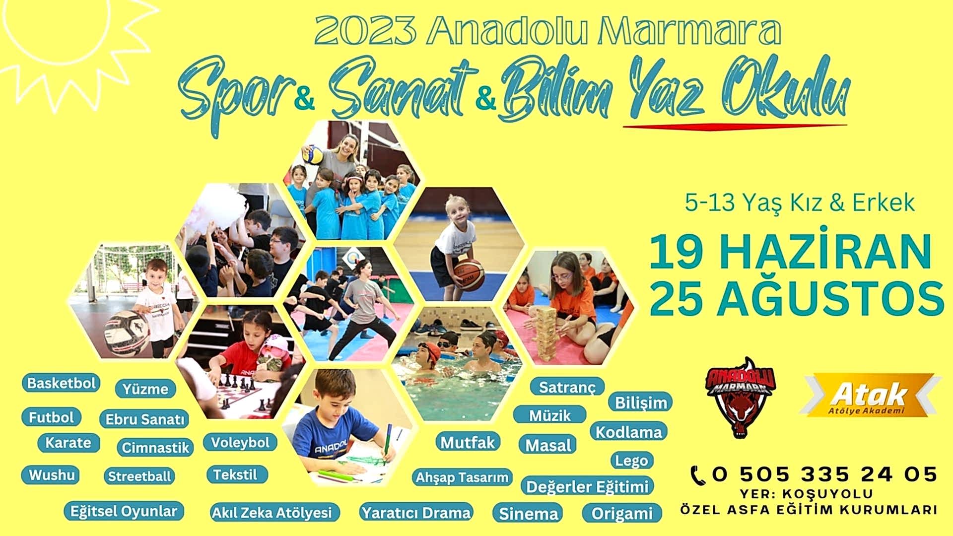 2023 Spor & Sanat & Bilim Yaz Okulu